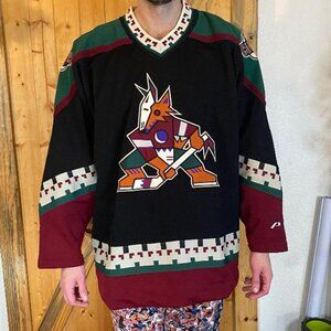 vintage Pro Player Phoenix Coyotes NHL hockey jersey XL